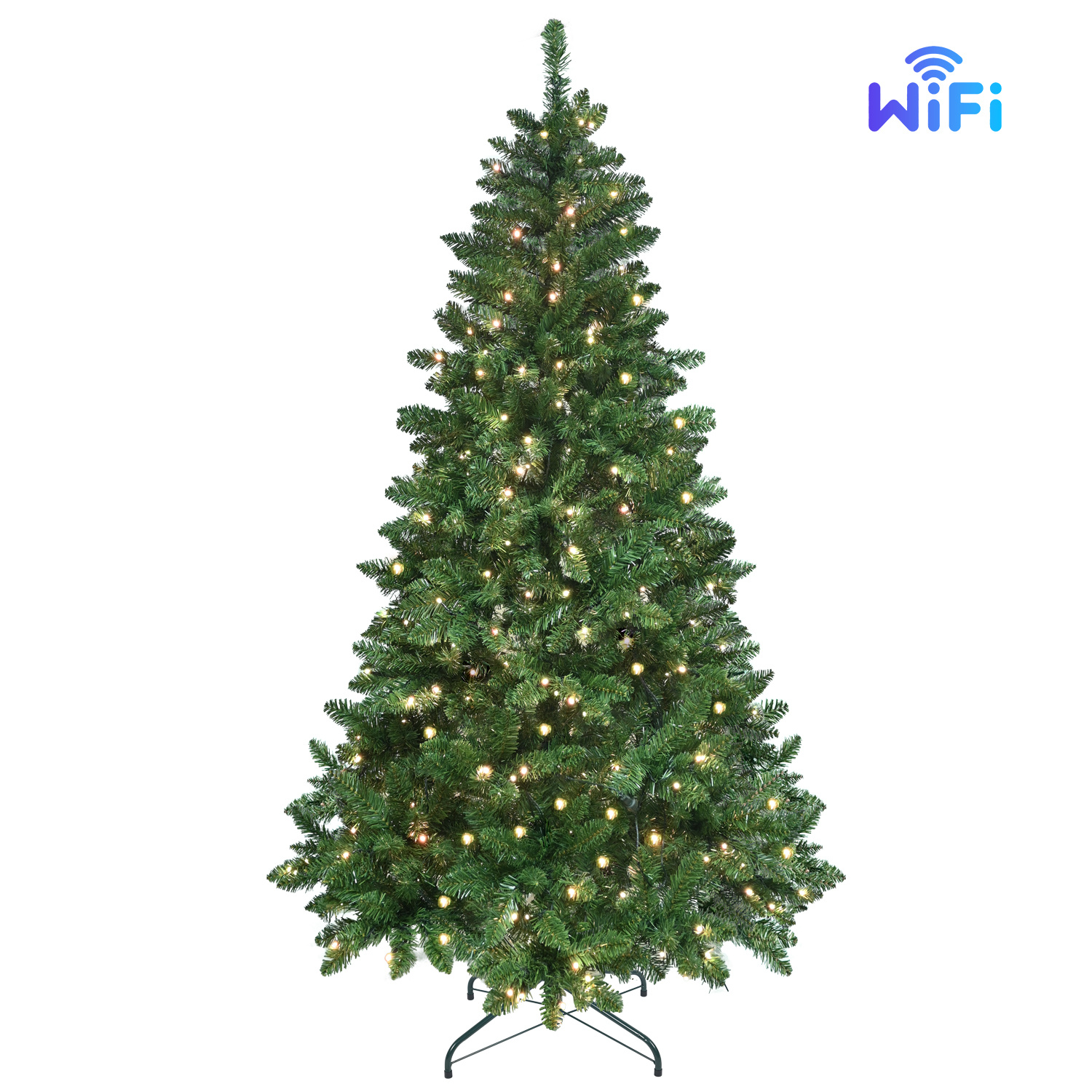 Premium PE PVC Artificial Christmas Tree, Full Body Holiday Tree - Image 8