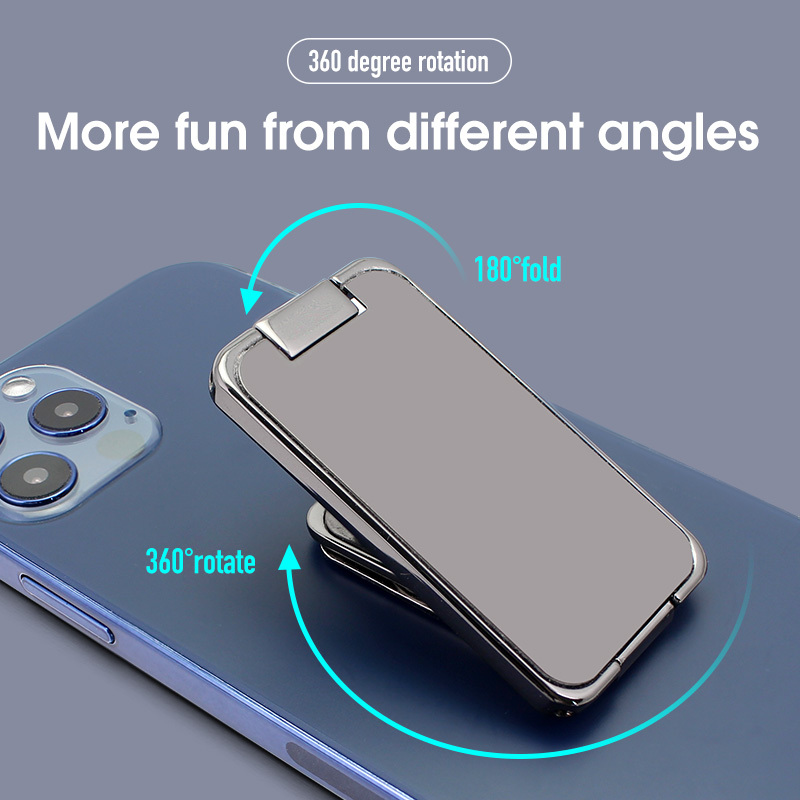 Retractable Ring Phone Holder, Foldable Desktop Stand and Magnetic Car Mount - Image 8