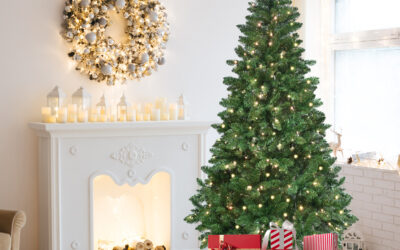 Full body artificial Christmas tree with PE and PVC needles