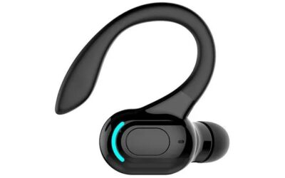 Wireless Bluetooth earbuds with over ear hooks for sport