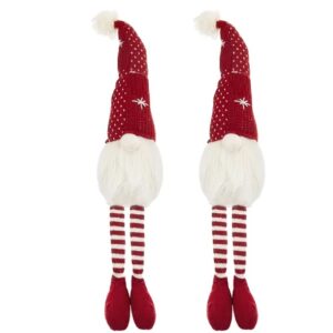 Pair of tall Swedish gnome table figures