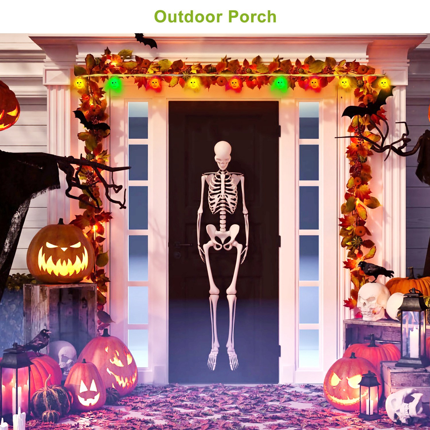 Halloween String Lights, Set of 3, 50 LED, 24 ft - Image 4