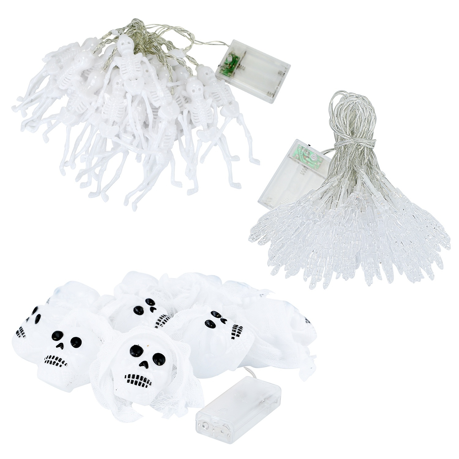 Halloween String Lights, Set of 3, 50 LED, 24 ft - Image 7